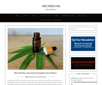 Thetimesusa.com(News That Matters) Screenshot