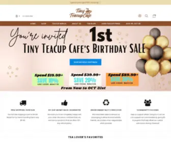 Thetinyteacupcafe.com(Tiny Teacup Cafe) Screenshot