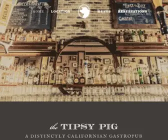 Thetipsypigsf.com(Tipsy Pig) Screenshot