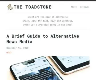Thetoadstone.org(The Toadstone) Screenshot