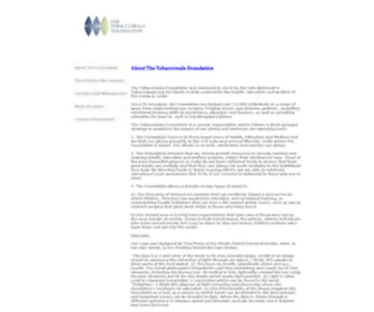 Thetobaccowalafoundation.org(The Tobaccowala Foundation About The Foundation) Screenshot