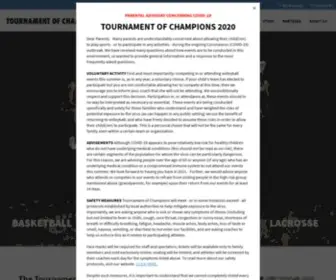 Thetoc.org(Tournament of Champions) Screenshot