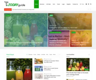 Thetodayguide.com(="Stay up to date with the fastest news) Screenshot