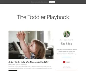 Thetoddlerplaybook.com(Thetoddlerplaybook) Screenshot