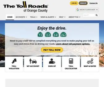 Thetollroads.com(The Toll Roads) Screenshot