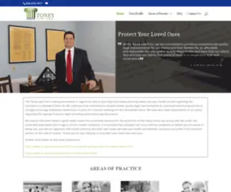 Thetoneylawfirm.com(Toney Law Firm) Screenshot