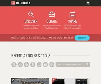 Thetoolbox.org(The Toolbox) Screenshot