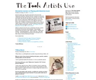 Thetoolsartistsuse.com(The Tools Artists Use) Screenshot