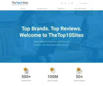 Thetop10Sites.com(We Recommend Only the Top) Screenshot