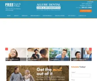 Thetopdentist.com(Dentist in Modesto) Screenshot