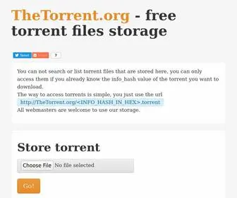 Thetorrent.org(Thetorrent) Screenshot