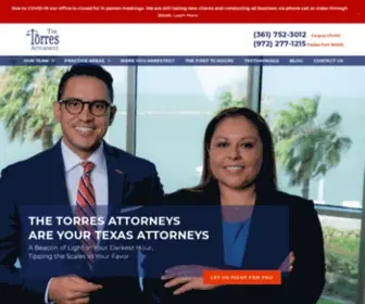 Thetorresattorneys.com(Corpus Christi & Dallas) Screenshot