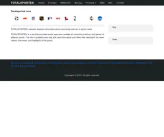 Thetotalsportek.com(TOTALSPORTEK) Screenshot