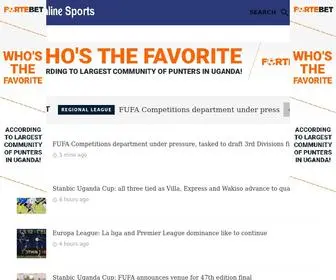 Thetouchlinesports.com(The touchline Sports) Screenshot