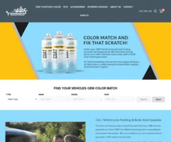 Thetouchupshop.com(OEM Automotive Paint Match) Screenshot