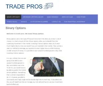 Thetradepros.com(Trade Pros) Screenshot