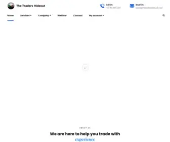 Thetradershideout.com(Live trading statistics our challenge) Screenshot