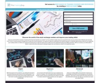 Thetradingexp.com(Learn top trade) Screenshot