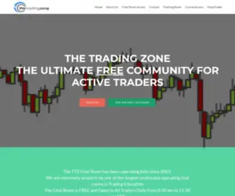 Thetradingzone.com(The Ultimate Community for Active Traders) Screenshot