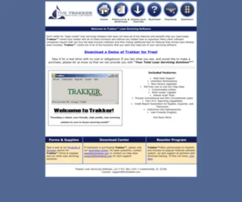 Thetrakker.com(Trakker Loan Servicing Software) Screenshot