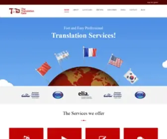 Thetranslationgate.com(Professional Translation Services) Screenshot