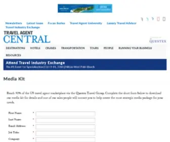 Thetravelgroupmediakit.com(Questex Travel Group) Screenshot