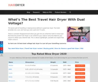 Thetravelhairdryer.com(Thetravelhairdryer) Screenshot