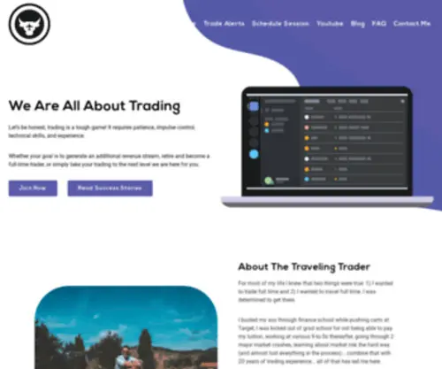 Thetravelingtrader.com(Improve your trading skills in 2020) Screenshot