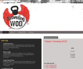 Thetravelingwod.com(The Traveling WOD) Screenshot