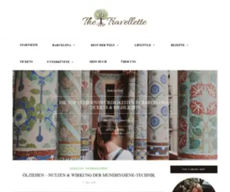 Thetravellette.com(The Travellette) Screenshot