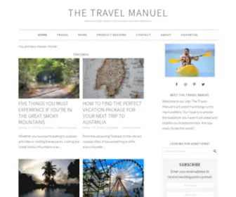 Thetravelmanuel.com(The Travel Manuel) Screenshot