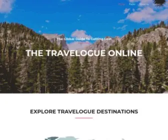 Thetravelogueonline.com(The Global Guide to Getting Lost) Screenshot