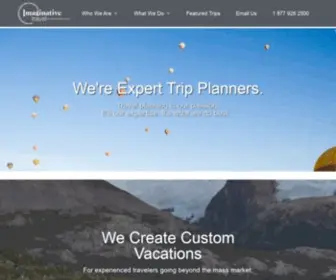 Thetravelsociety.com(Imaginative Travel) Screenshot