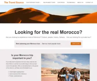 Thetravelsource.net(Morocco Travel and Tours) Screenshot