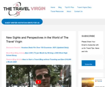 Thetravelvirgin.com(The Travel Virgin) Screenshot