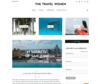 Thetravelwomen.com(The Travel Women) Screenshot
