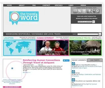 Thetravelword.com(The Travel Word) Screenshot