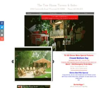 Thetreehousetavern.com(The Tree House Tavern Bistro) Screenshot