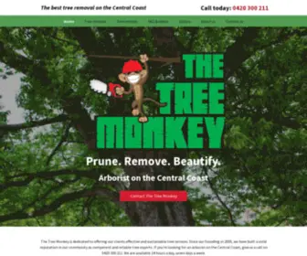 Thetreemonkey.com.au(Arborist Serving the Central Coast) Screenshot