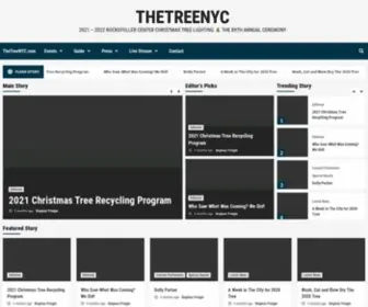 Thetreenyc.org(2021 Rockefeller Center Christmas Tree Lighting) Screenshot