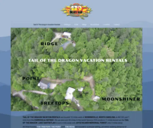 Thetreetops.com(Three large vacation homes with hot tubs) Screenshot