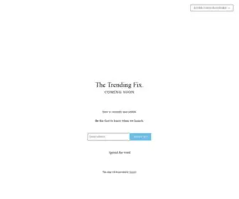 Thetrendingfix.com(The Trending Fix) Screenshot