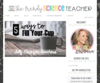 Thetrendyscienceteacher.com(⋆) Screenshot