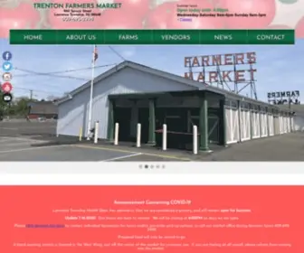 Thetrentonfarmersmarket.com(The Trenton Farmers Market) Screenshot