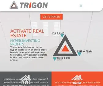 Thetrigon.com(Success in Real Estate by Synergism) Screenshot