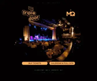Thetripledoor.com(The Triple Door) Screenshot