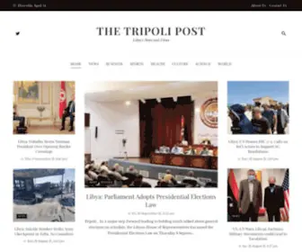 Thetripolipost.org(The Tripoli Post) Screenshot