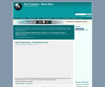 Thetrishawman.com(The Trishaw) Screenshot