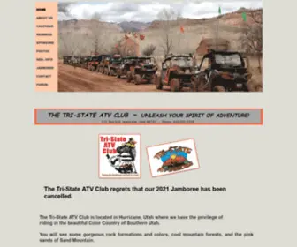 ThetristateatvClub.com(Local atv club meets and rides monthly) Screenshot