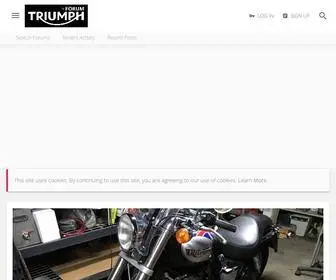 Thetriumphforum.com(Triumph Forum) Screenshot